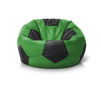 Крісло м''яч Green + Black' — ергономічні м’які меблі для дому та офісної лаунж-зони.